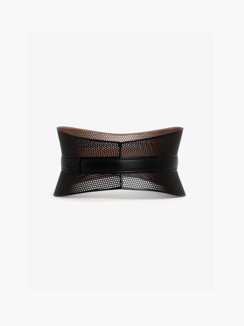 NEO BUSTIER BELT IN LEATHER