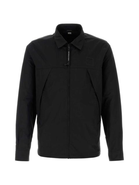 Metropolis gabardine shirt jacket