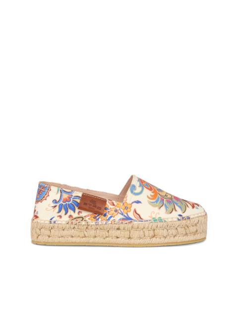 printed espadrilles