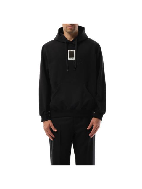 【国内買付】doublet CHEKI RAINBOW-FILM HOODIE パーカー doublet “Cheki” Rainbow-Film Hoodie in Black | REVERSIBLE