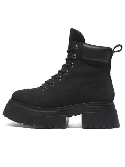 (WMNS) Timberland Sky 6 Inch Lace Up Boots 'Black Nubuck' A428J001