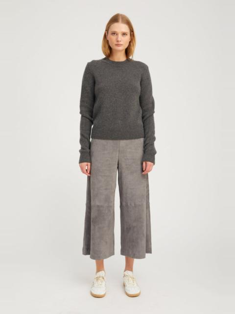 GREY SUEDE CULOTTE