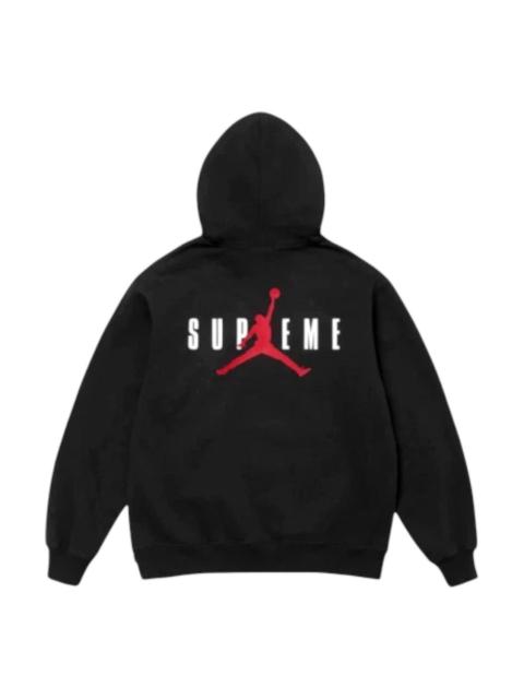 Air Jordan x Supreme Hooded Sweatshirt 'Black' HF0836-010