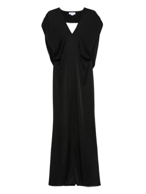 v-neck cut-out dress