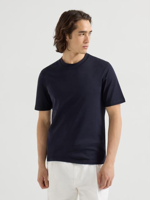 Cotton jersey crew neck T-shirt