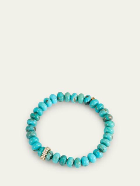 Turquoise Rondelle Bracelet