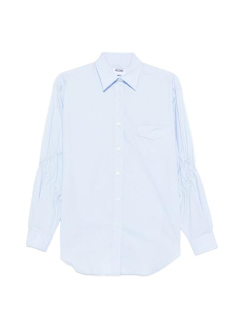 gathered.sleeve shirt