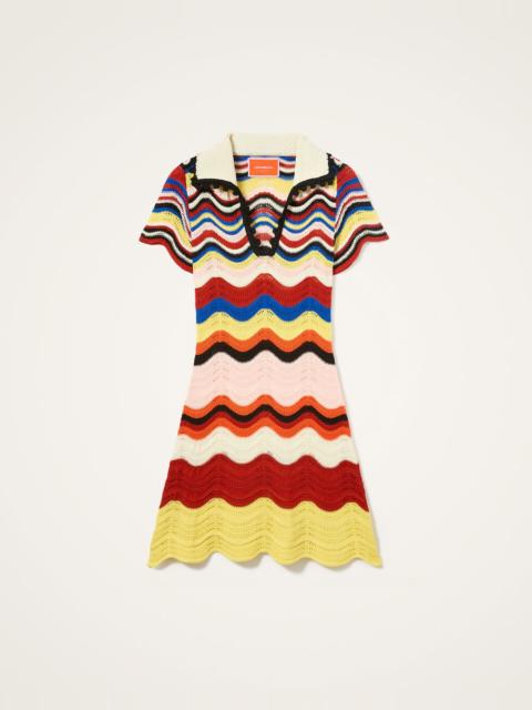 Chevron Mini Dress