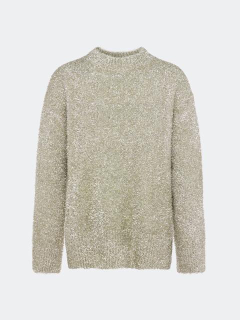 Cher Tinsel Sweater In Satellite Silver