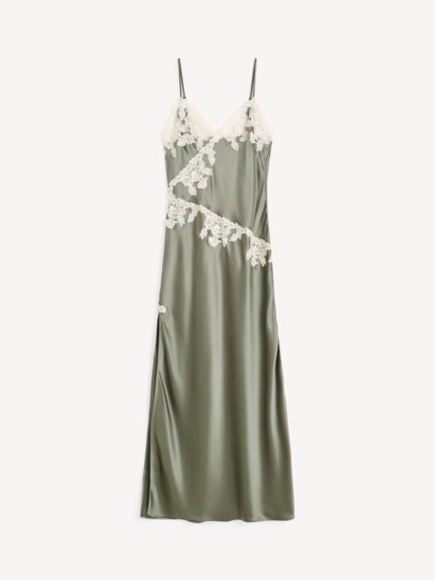 Vera satin maxi dress
