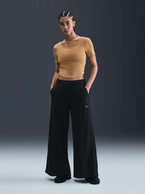 Nike Sportswear Women's Mid-Rise Wide-Leg Track Pants