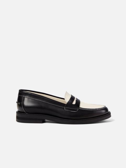 Wilde Black + White Penny Loafer - Women's