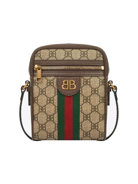 Gucci x Balenciaga The Hacker Project Shoulder Zip Bag Beige