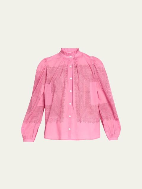 Annabel Fuchsia Tile Shirt