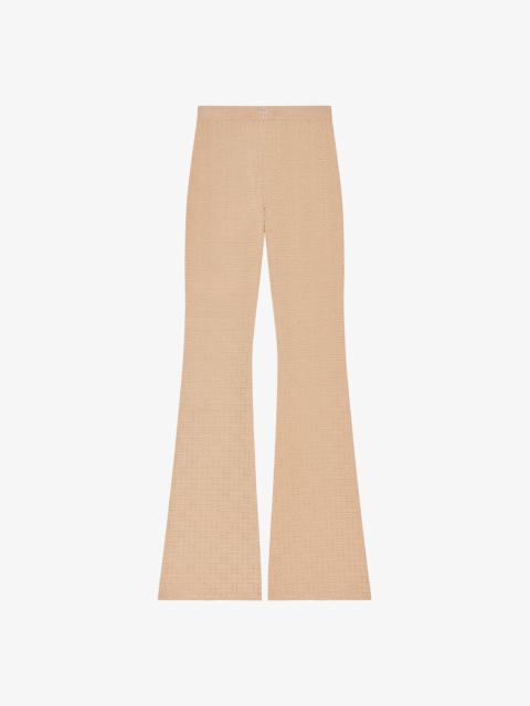 FLARE PANTS IN 4G MINI JACQUARD