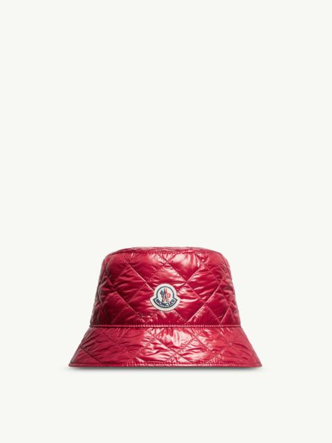 Diamond-Quilted Padded Bucket Hat