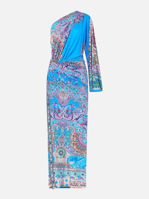 ONE SHOULDER JERSEY DRESS