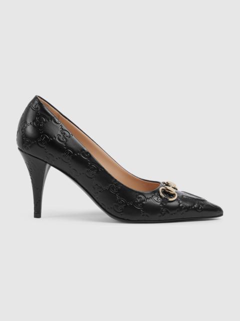 Women's pump with Horsebit