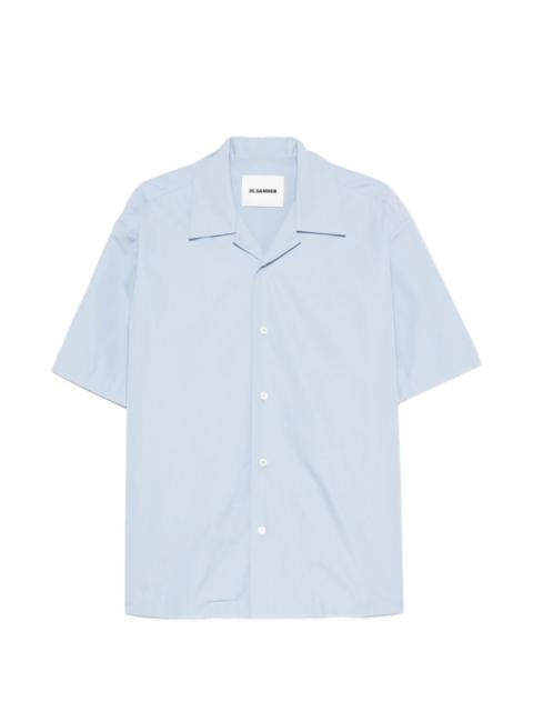 short-sleeve buttoned shirt