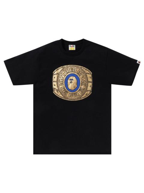 BAPE Foil Bape College Ring Tee 'Black'