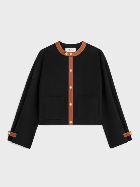 cardigan jacket in double face cashmere