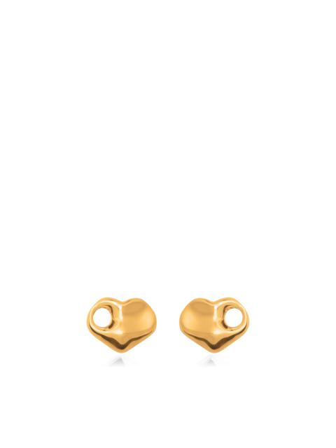 BRASS AMOR EARRINGS