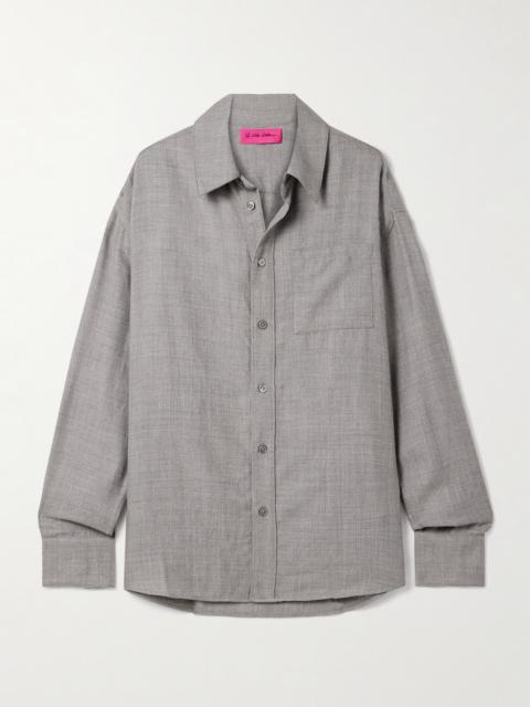 Oversized Wool And Cashmere-blend Shirt
