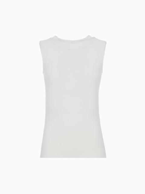 Top in ottoman fabric