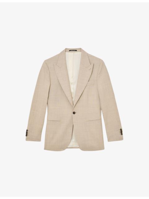 Fibre Peak-Lapel Wool Blazer