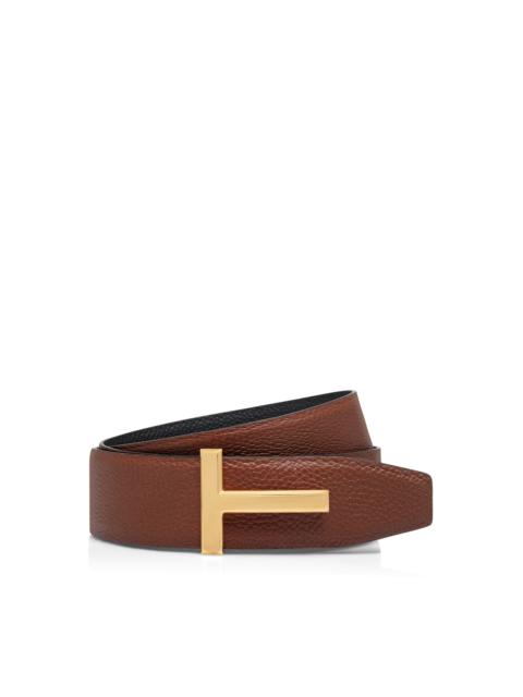 GRAIN LEATHER T ICON BELT