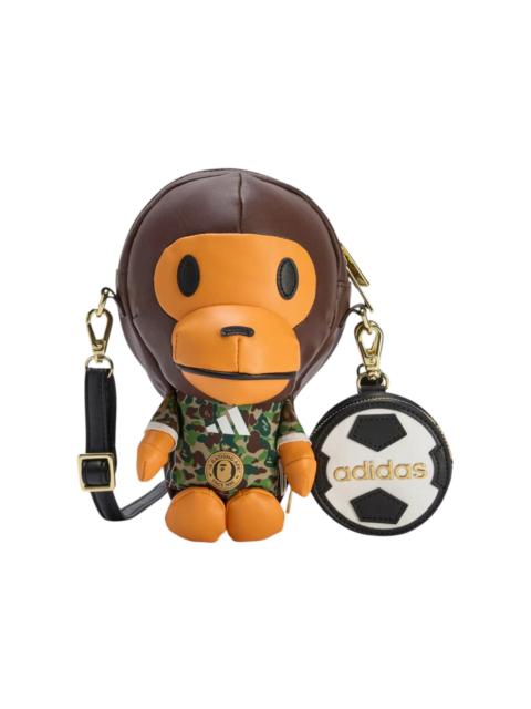 BAPE x adidas Baby Milo Shoulder Bag Brown