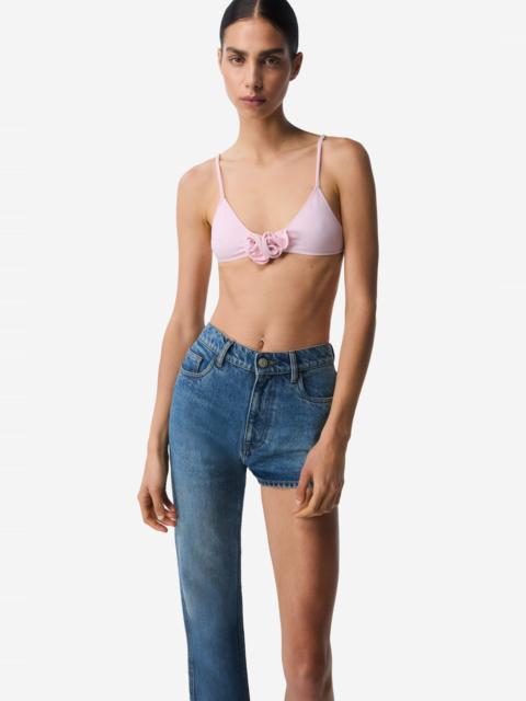 One-Leg Denim Trouser