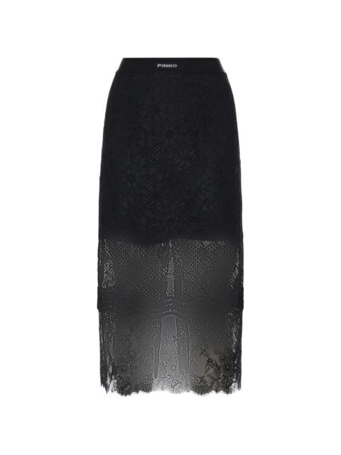 lace midi skirt