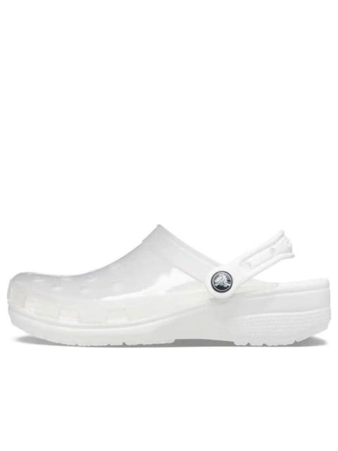 (WMNS) Crocs Jelly Crocs Transparent Unisex White Sandals 206908-100