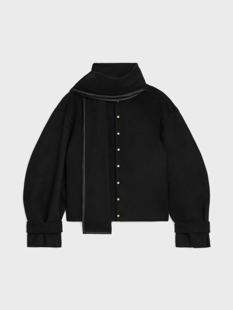 scarf jacket IN WOOL CLOTH