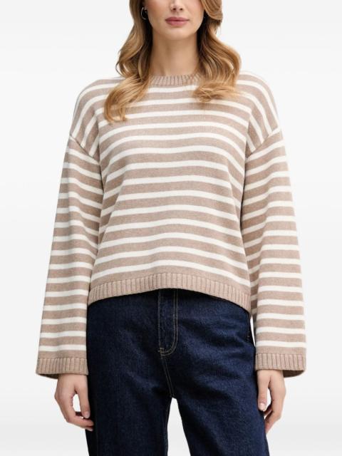 Rosie striped crew neck sweater