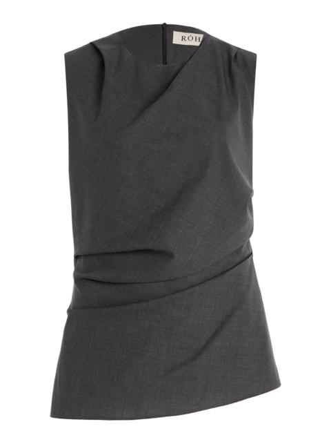 Twisted Wool Top grey