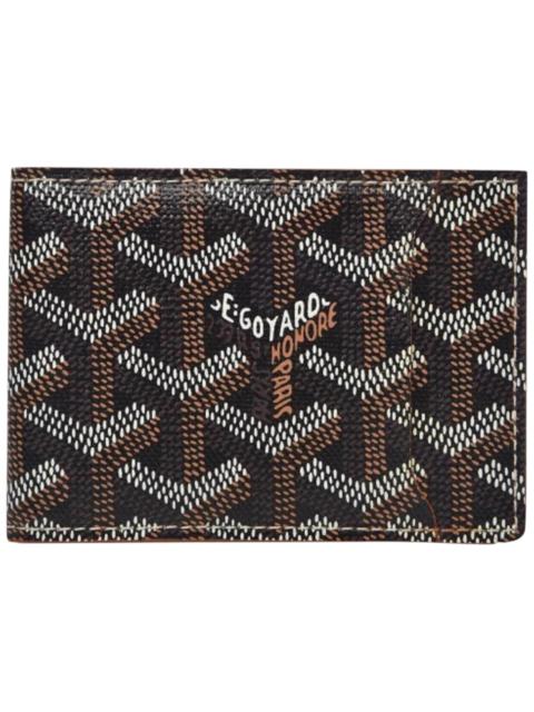 Goyard Slot Wallet Victoire Companion Goyardine Black Tan