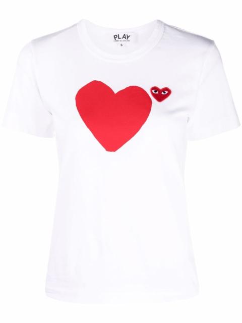 signature heart logo-patch T-shirt