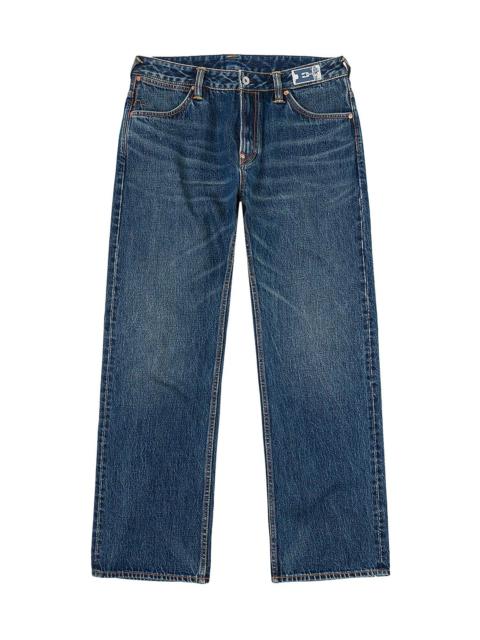 Distressed Seagull Print Regular Fit Denim Jeans