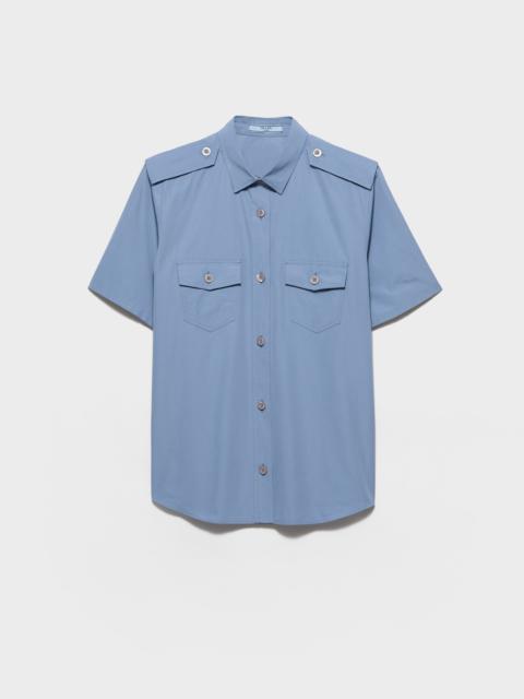 Cotton poplin shirt