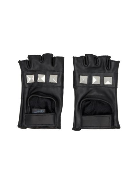 Black Biker Gloves