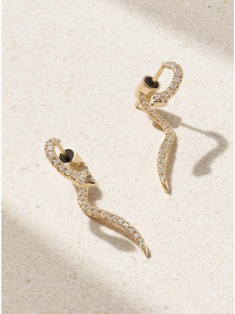 Boa 18-karat Gold Diamond Earrings