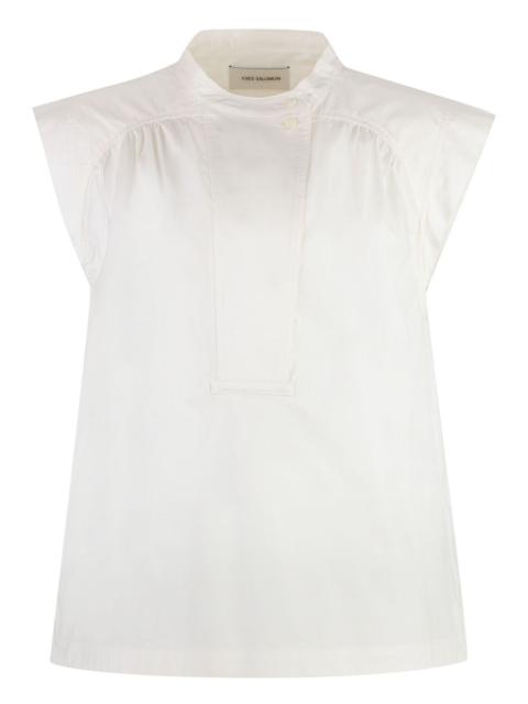 poplin top