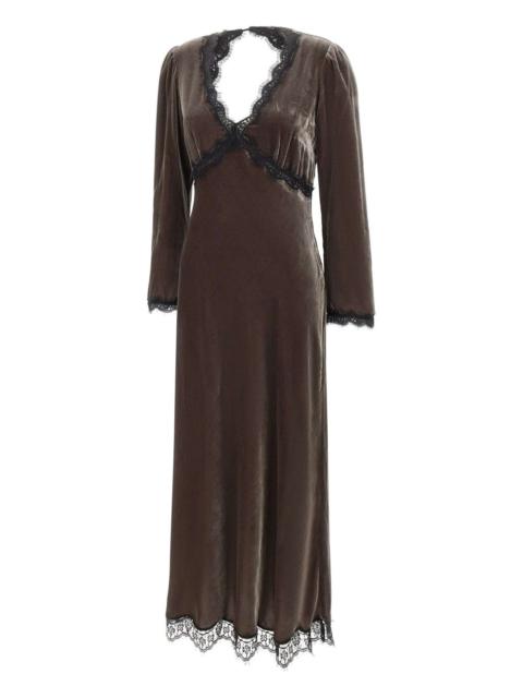 Alesha lace-trim dress