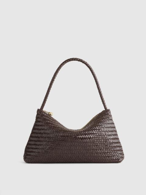 The Signature Woven Zip Top Shoulder Bag