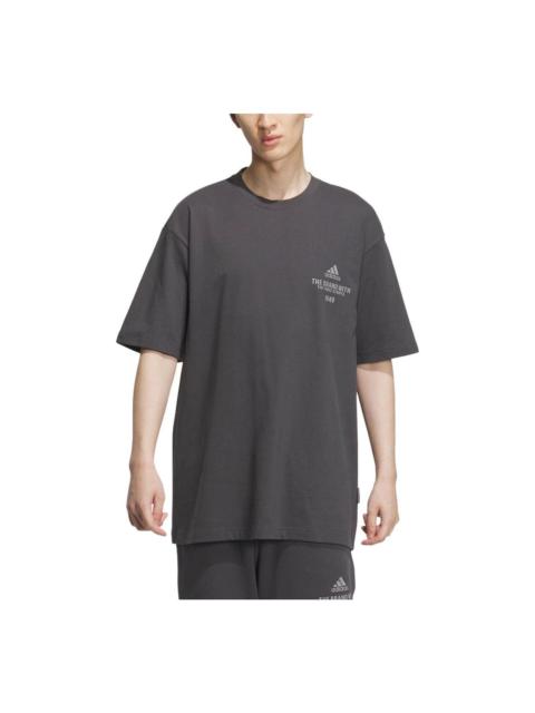 adidas Verbiage T-Shirts 'Grey White' IP3925