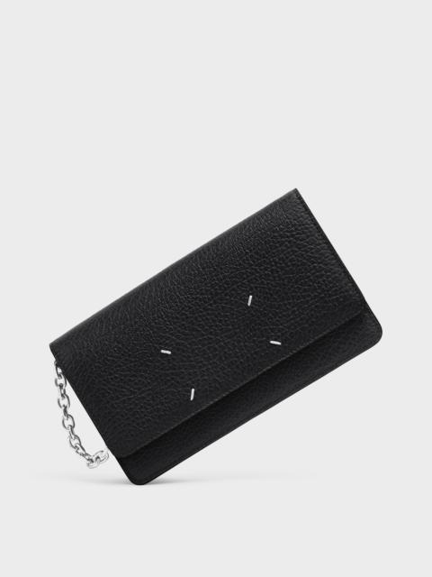 Four stitches chain wallet