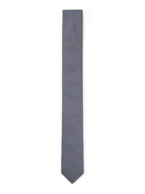 SILK TIE WITH SUBTLE JACQUARD PATTERN