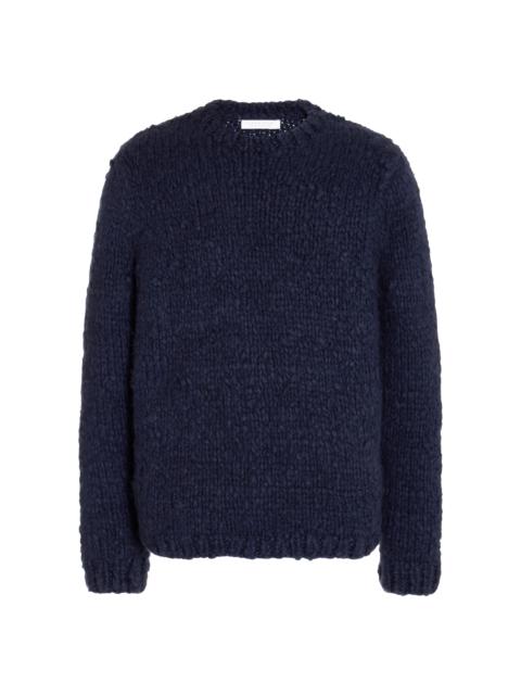 Lawrence Knit Sweater in Navy Welfat Cashmere